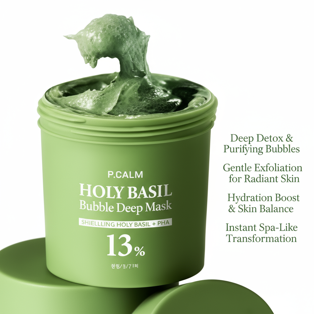 Basil Bubble Cleansing Mask 