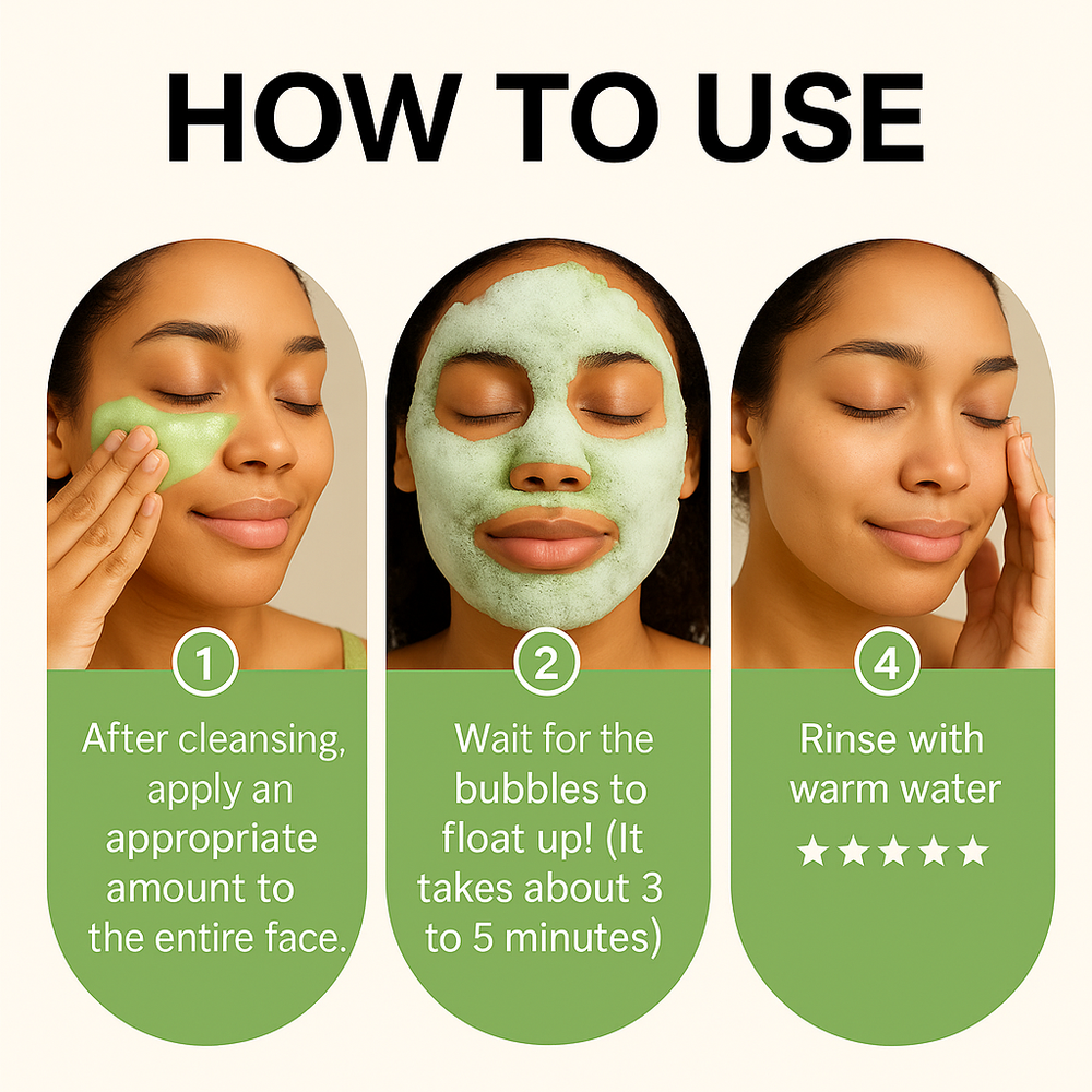 Basil Bubble Cleansing Mask 